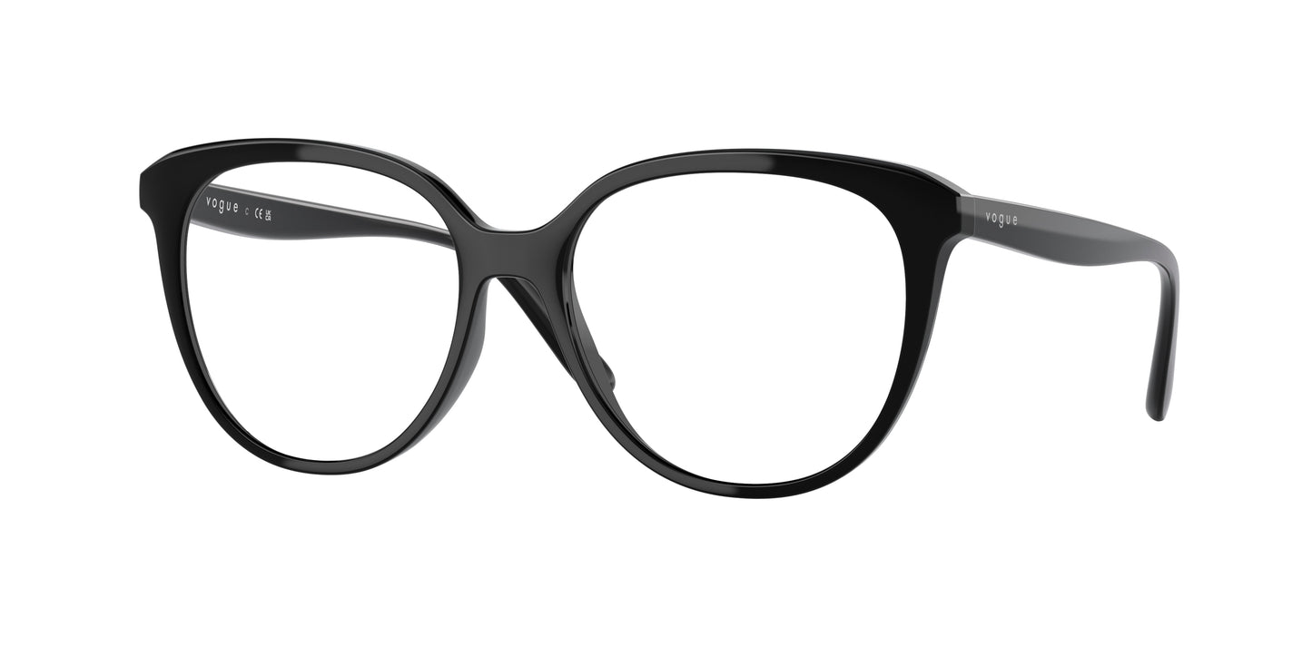 Vogue VO5451 Phantos Eyeglasses W44-Black 53-140-16 - Color Map Black