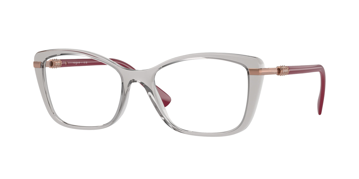Vogue VO5487B Butterfly Eyeglasses 2726-Transparent Grey 54-140-17 - Color Map Grey