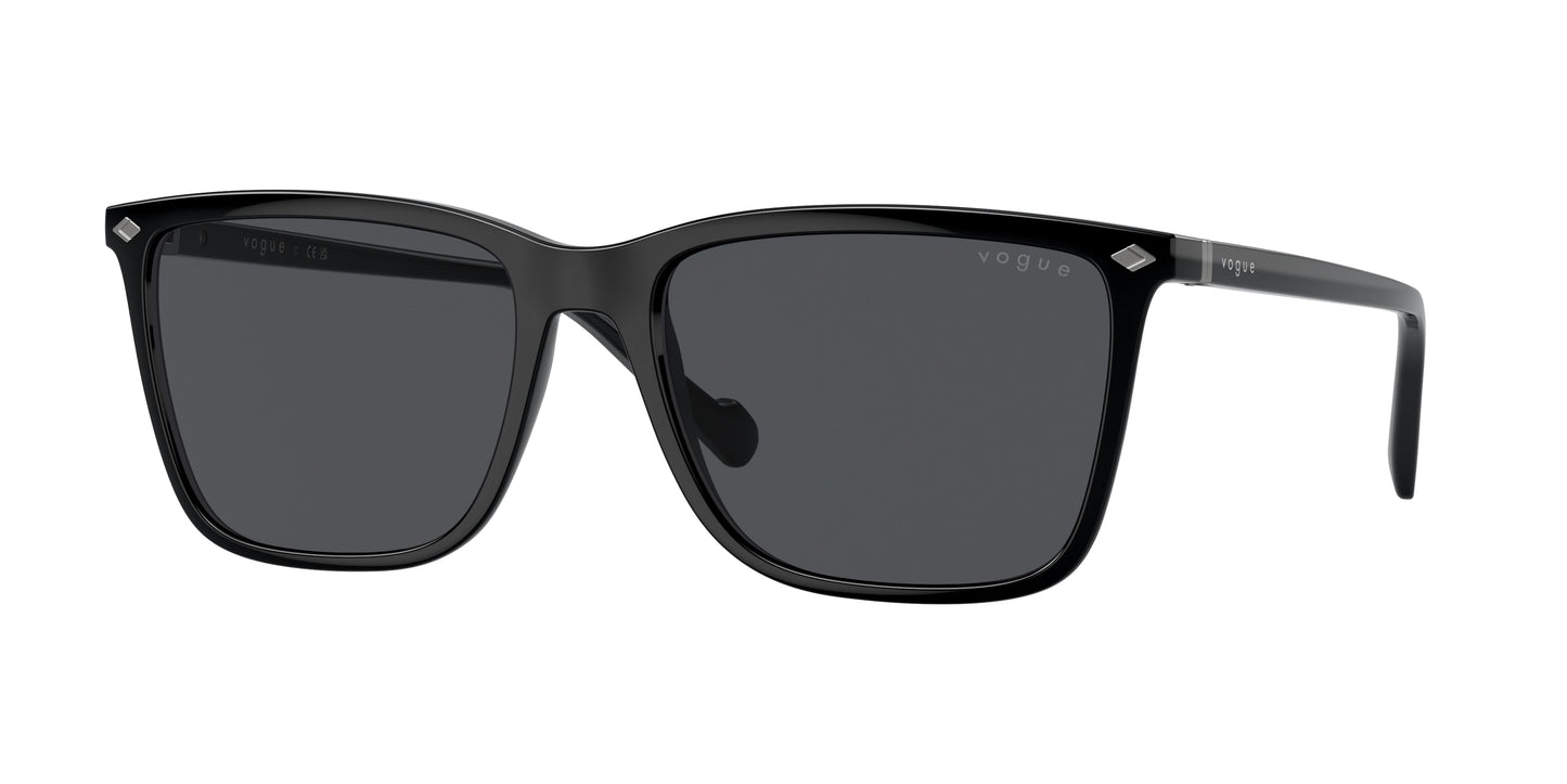 Vogue VO5493S Pillow Sunglasses W44/87-Black 58-145-18 - Color Map Black