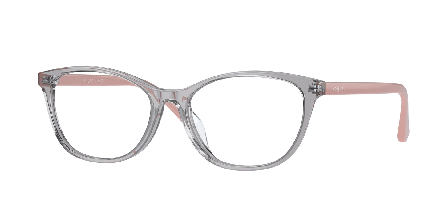 Vogue VO5502D Cat Eye Eyeglasses 2820-Transparent Grey 54-145-16 - Color Map Grey