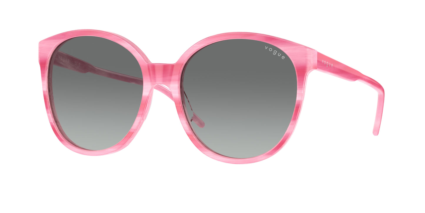 Vogue VO5509S Phantos Sunglasses 307811-Pink Horn 56-145-17 - Color Map Pink