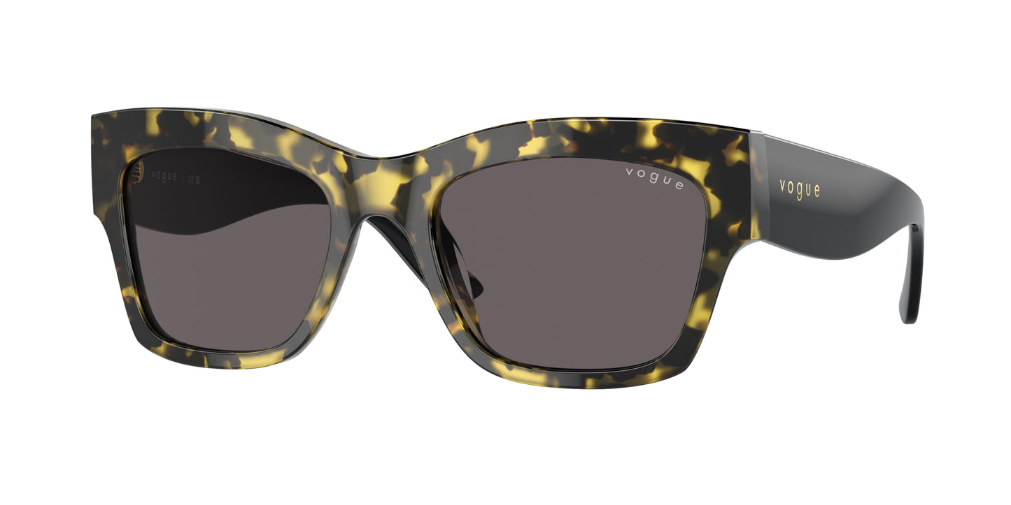 Vogue VO5524S Pillow Sunglasses 309187-Yellow Tortoise 54-140-20 - Color Map Tortoise