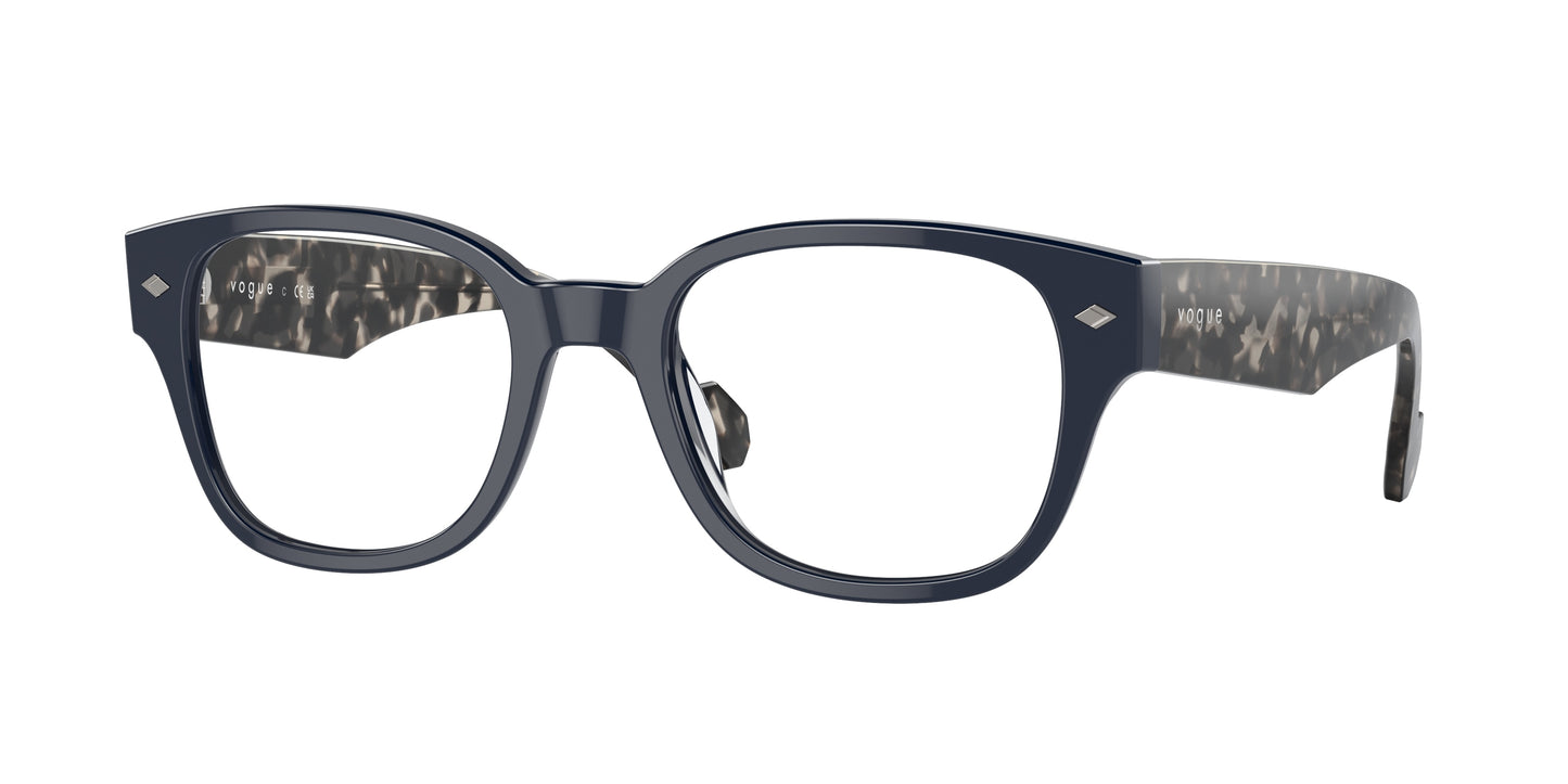 Vogue VO5529 Pillow Eyeglasses 2319-Full Dark Blue 51-145-20 - Color Map Blue