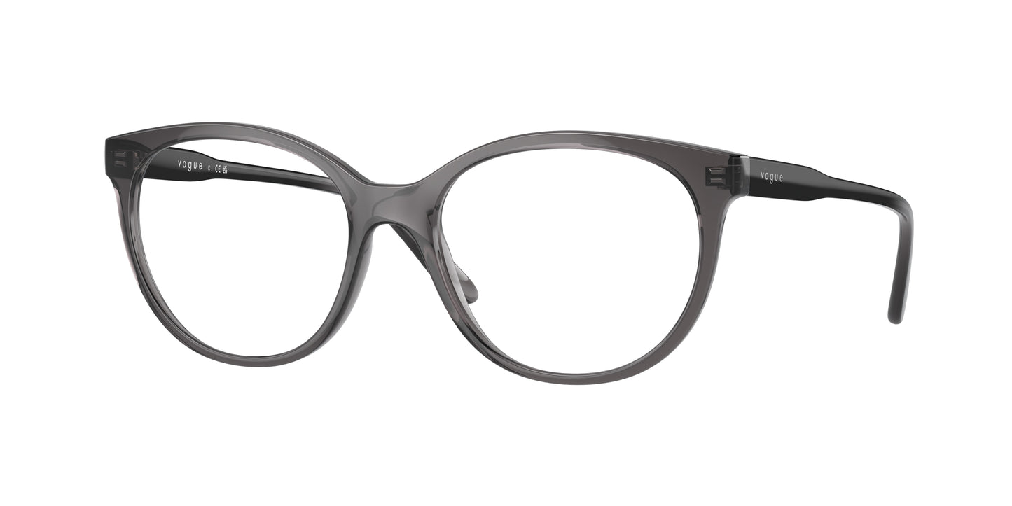 Vogue VO5552 Phantos Eyeglasses 1981-Transparent Dark Grey 53-140-17 - Color Map Grey