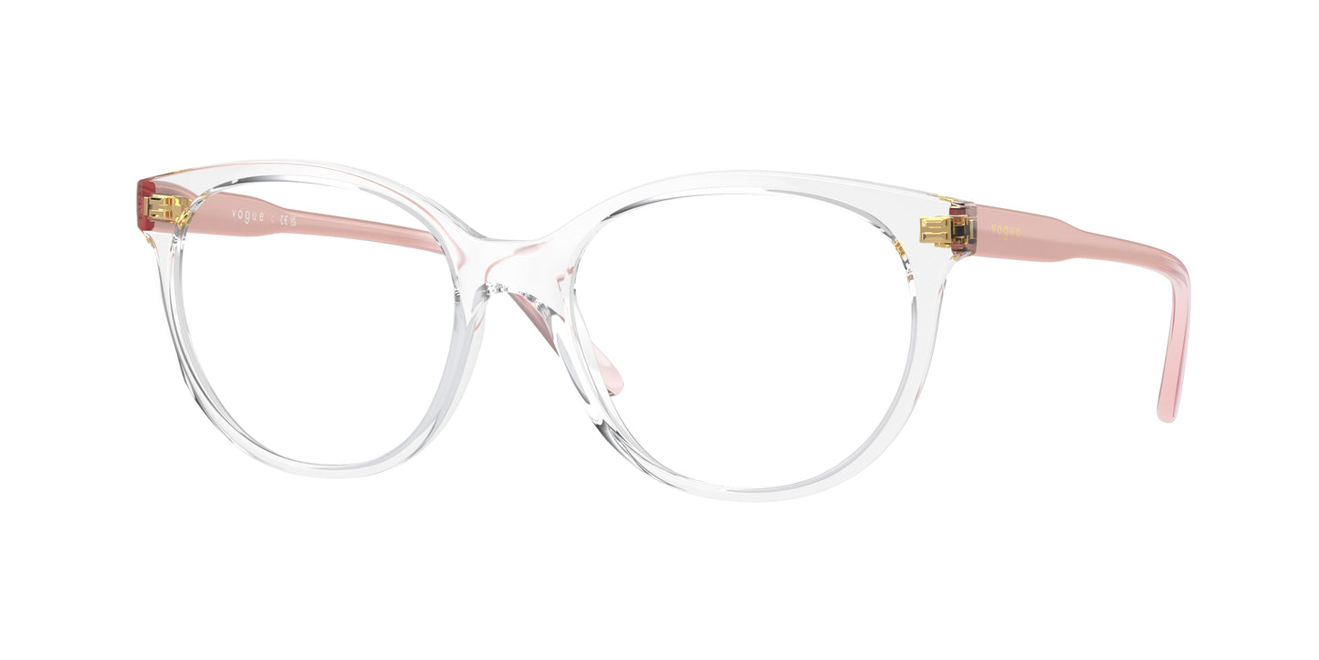 Vogue VO5552 Phantos Eyeglasses W745-Transparent 53-140-17 - Color Map Transparent