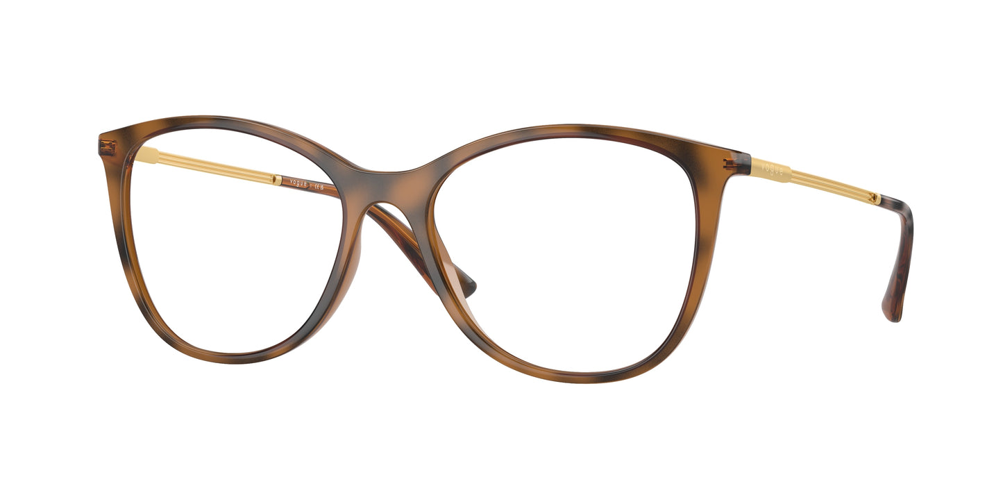 Vogue VO5562 Phantos Eyeglasses 2386-Top Dark Havana/Light Brown 54-140-17 - Color Map Brown