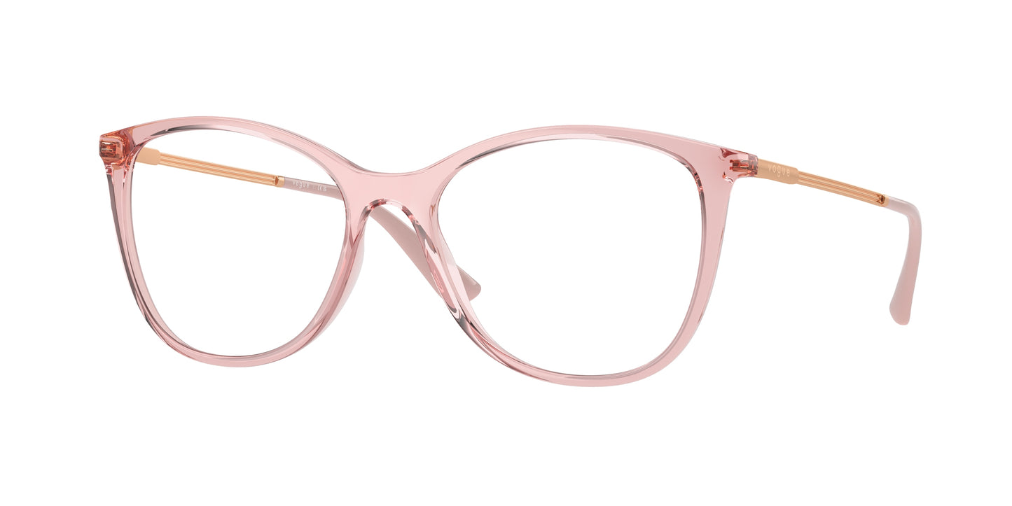 Vogue VO5562 Phantos Eyeglasses 2939-Transparent Pink 54-140-17 - Color Map Pink