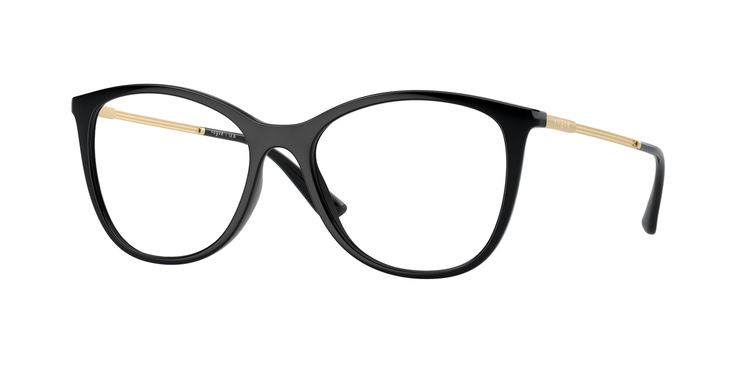 Vogue VO5562 Phantos Eyeglasses W44-Black 54-140-17 - Color Map Black
