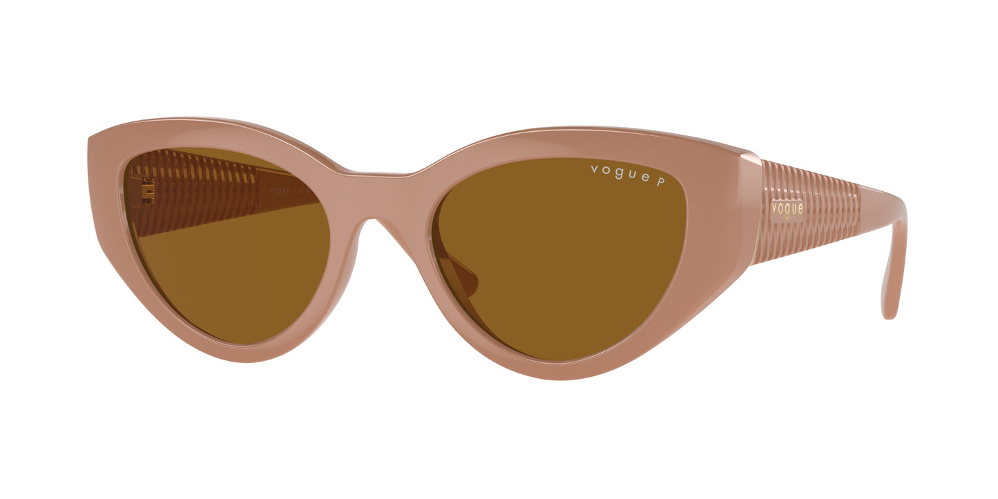 Vogue VO5566S Cat Eye Sunglasses 312183-Full Beige 52-135-20 - Color Map Beige