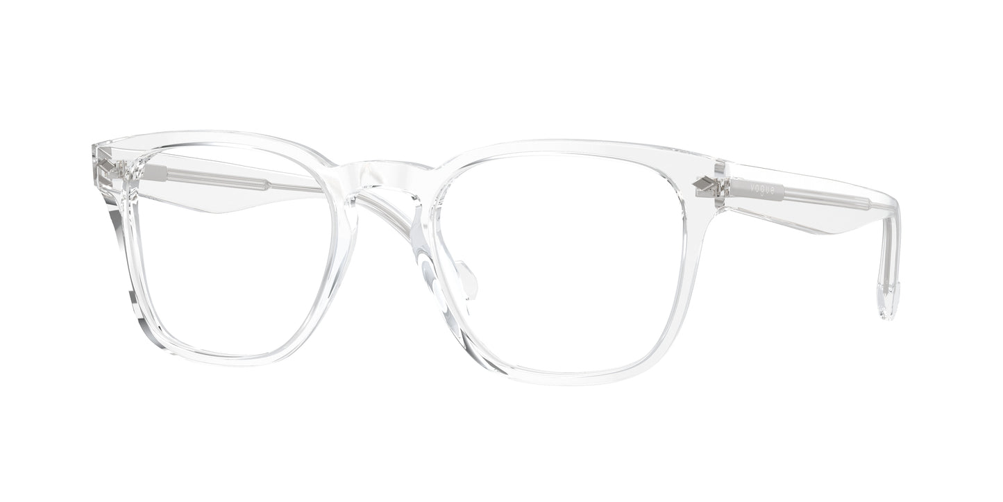 Vogue VO5570 Square Eyeglasses W745-Transparent 51-145-20 - Color Map Transparent