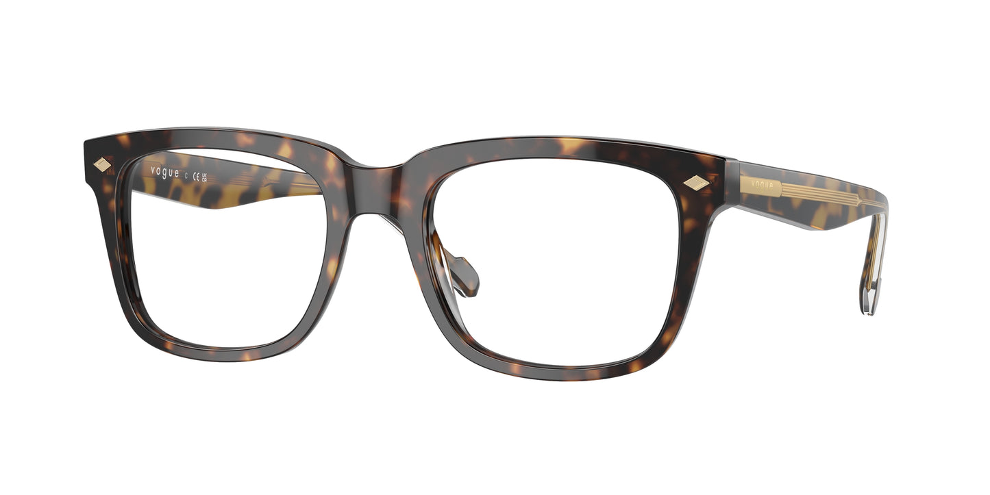 Vogue VO5572 Pillow Eyeglasses W656-Dark Havana 54-145-20 - Color Map Brown