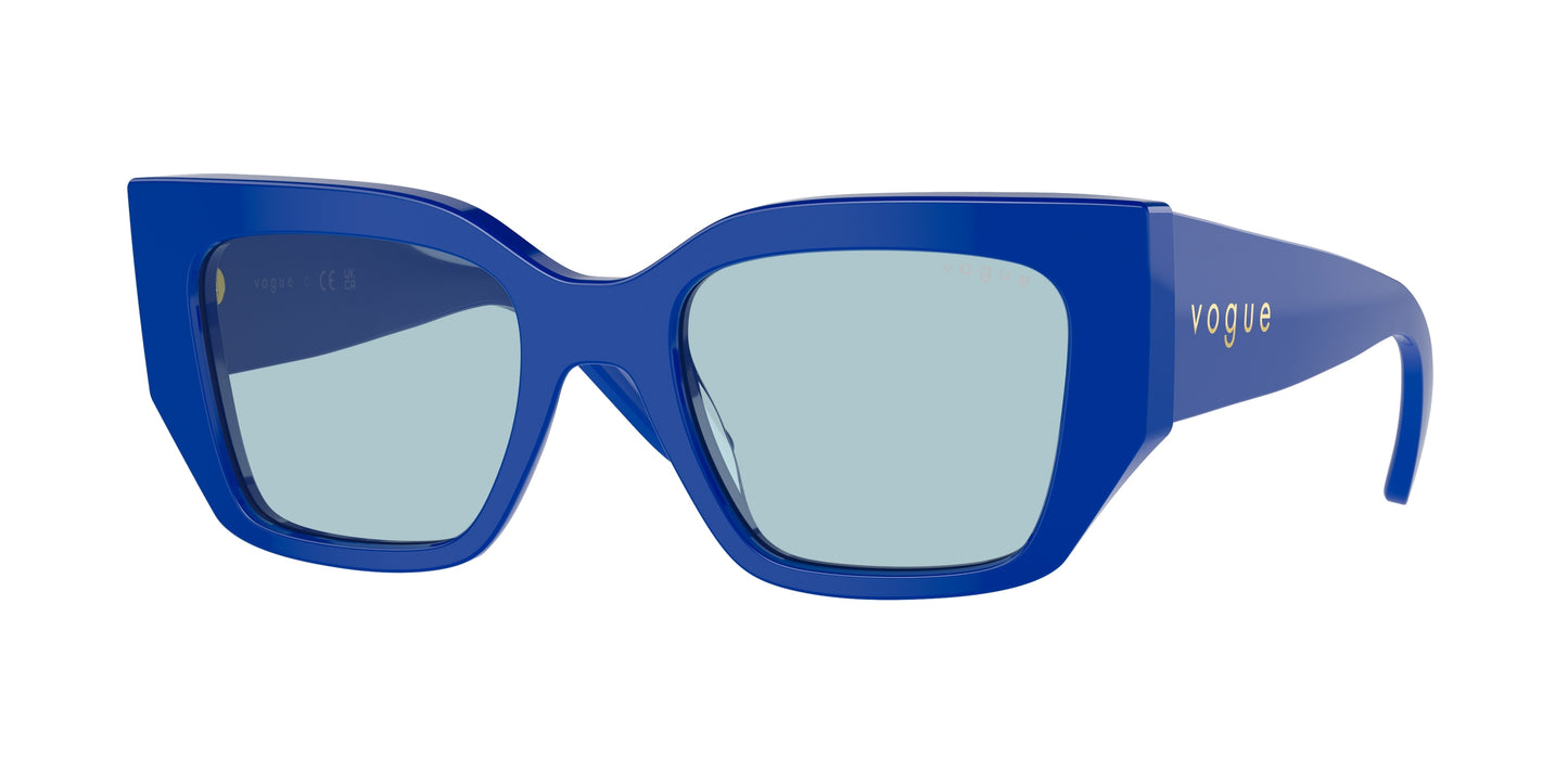Vogue VO5583S Irregular Sunglasses 316272-Full Blue 51-140-20 - Color Map Blue