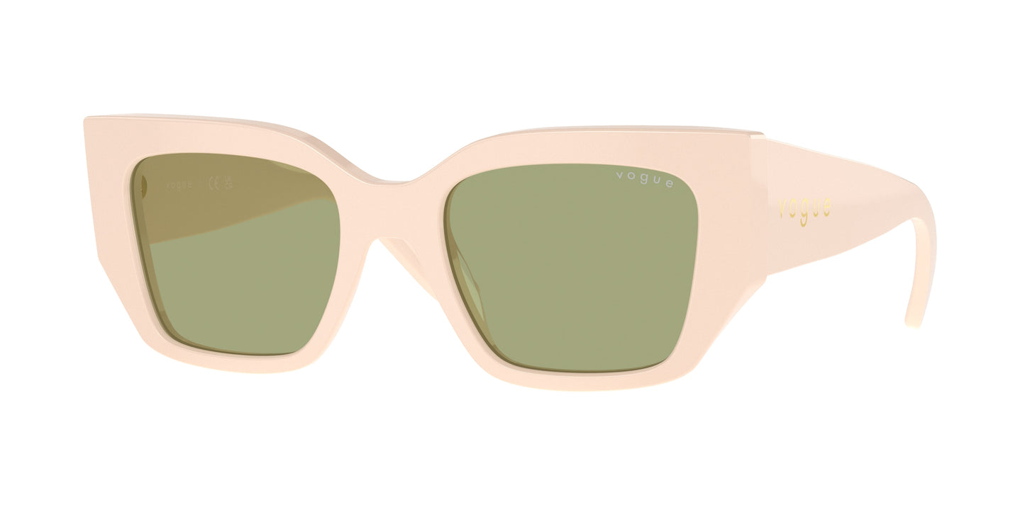 Vogue VO5583S Irregular Sunglasses 316482-Full Beige 51-140-20 - Color Map Beige