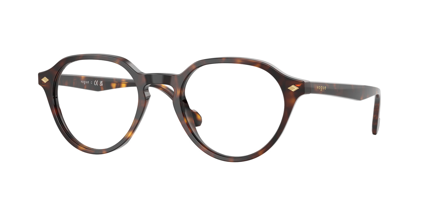 Vogue VO5598 Phantos Eyeglasses W656-Dark Havana 50-145-20 - Color Map Brown
