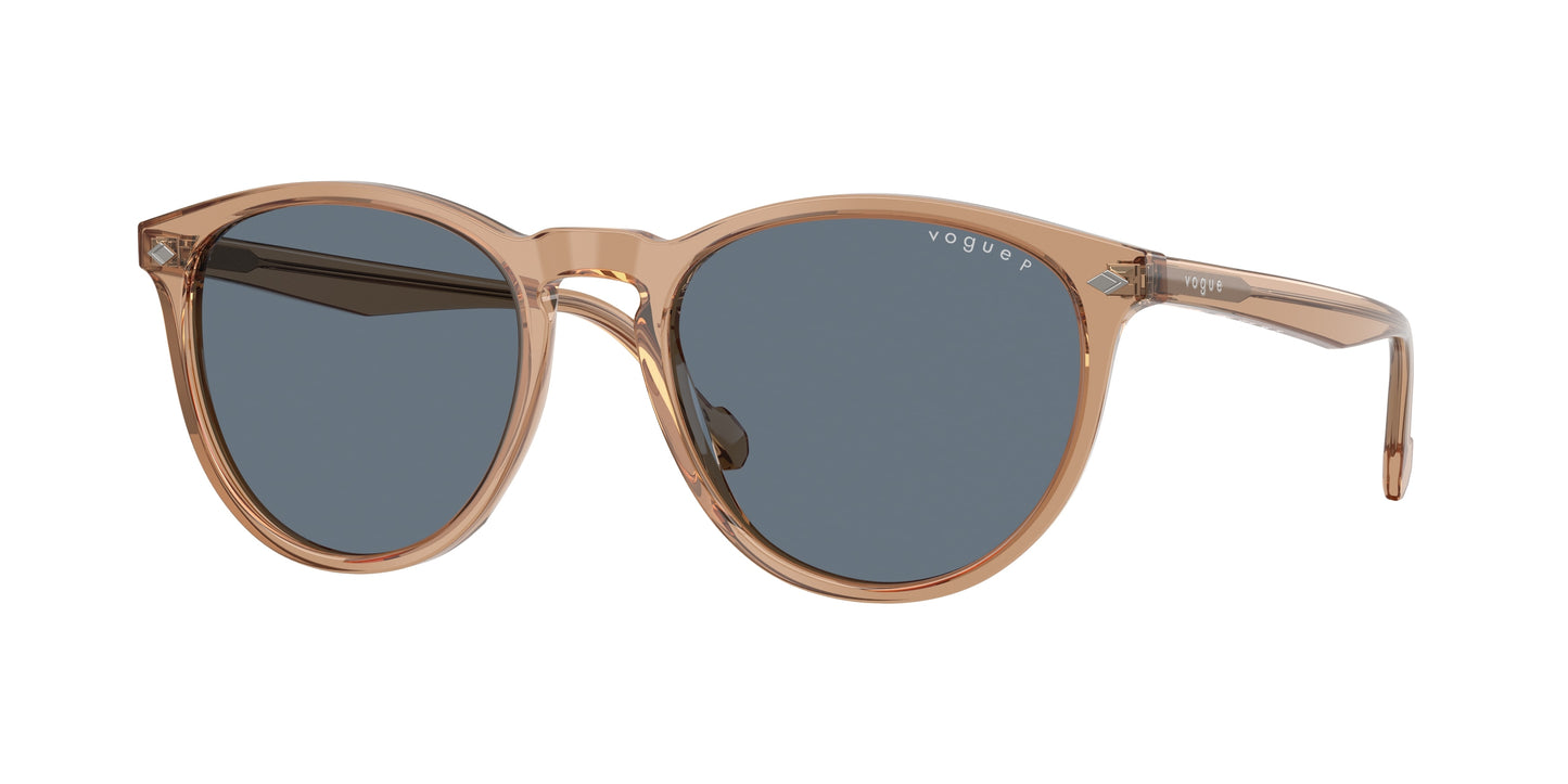 Vogue VO5599S Phantos Sunglasses 31894Y-Transparent Brown 53-145-19 - Color Map Brown