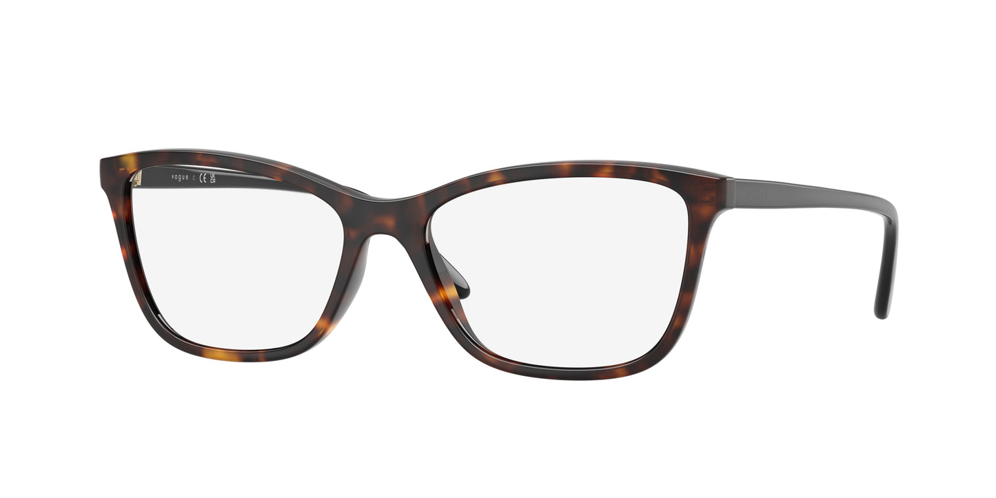 Vogue VO5603F Butterfly Eyeglasses W656-Dark Havana 54-140-16 - Color Map Brown