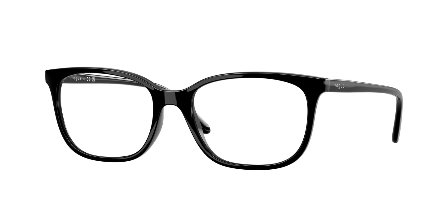 Vogue VO5621F Pillow Eyeglasses W44-Black 53-140-17 - Color Map Black