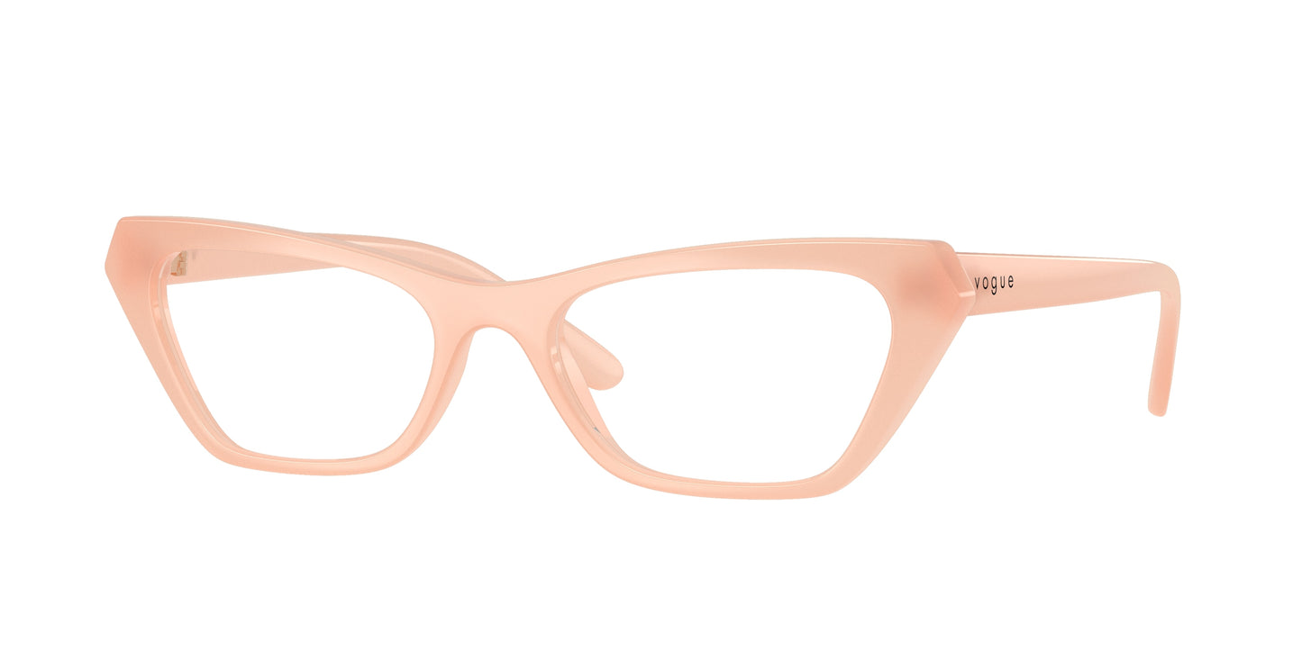 Vogue VO5670 Cat Eye Eyeglasses 3256-Opaline Pink 53-140-18 - Color Map Pink
