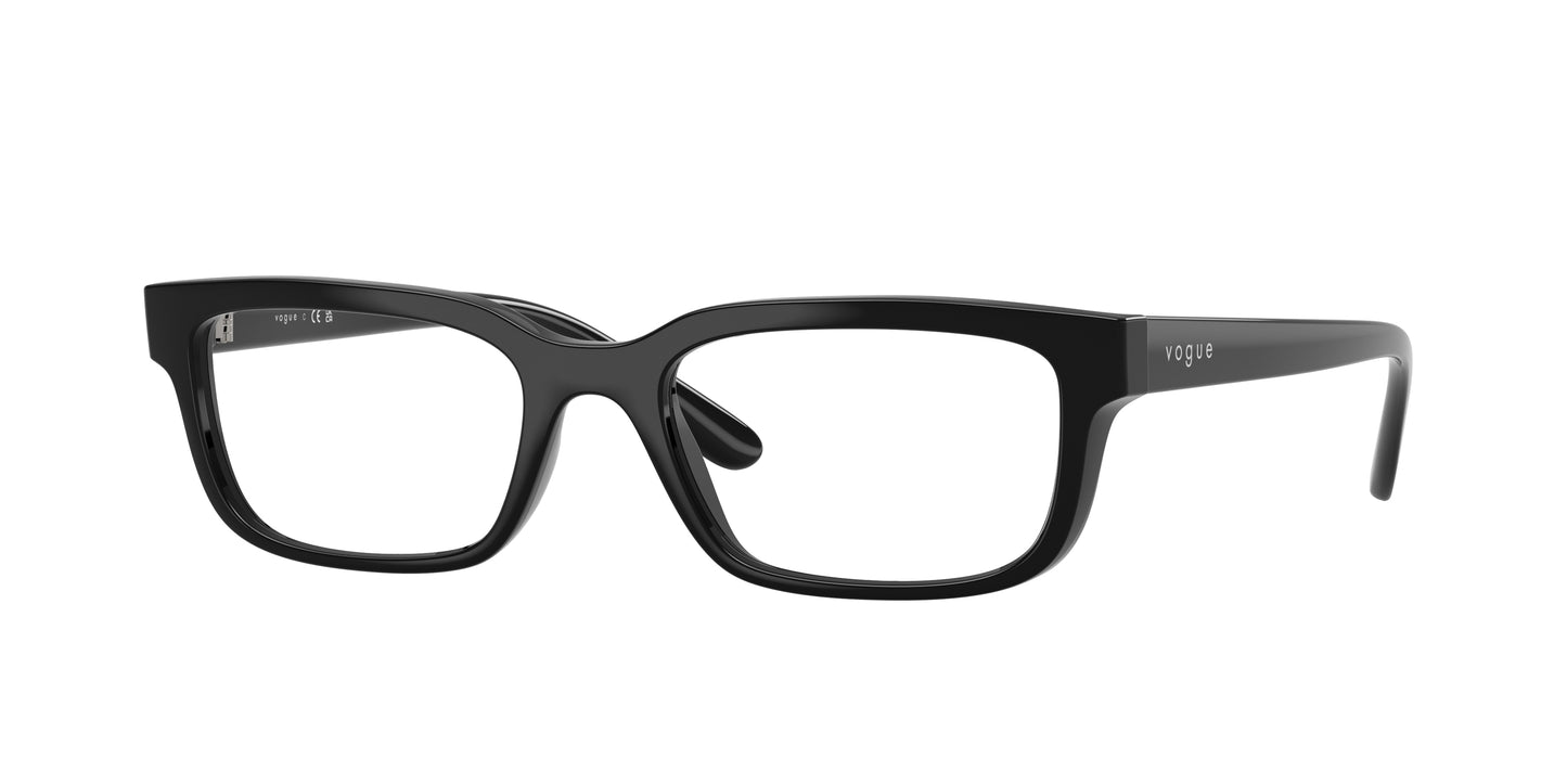 Vogue VO5671 Rectangle Eyeglasses W44-Black 53-140-18 - Color Map Black