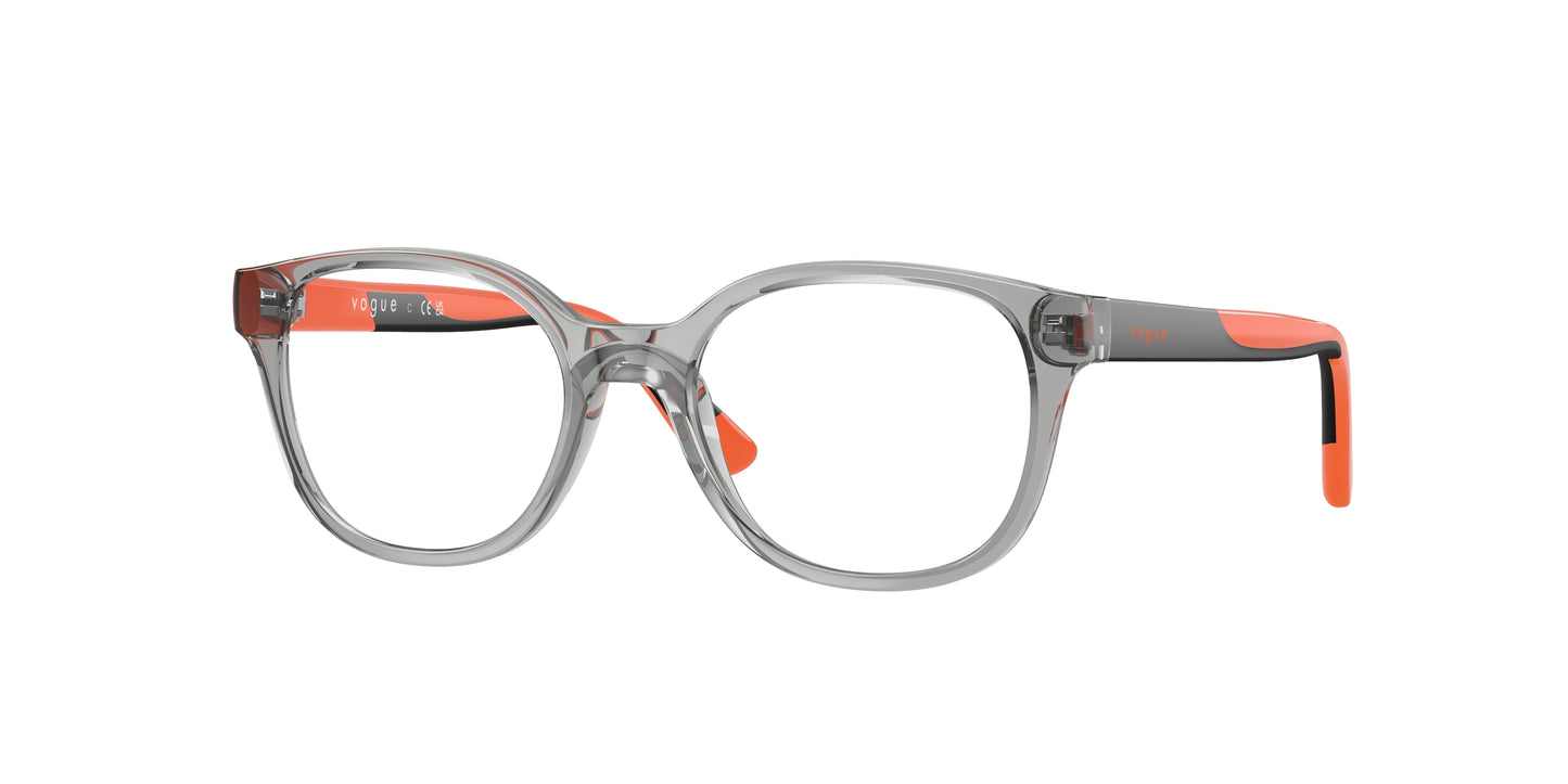 VOGUE JUNIOR OPHTHAL VY2020 Pillow Eyeglasses 2283-Transparent Grey 45-125-16 - Color Map Grey