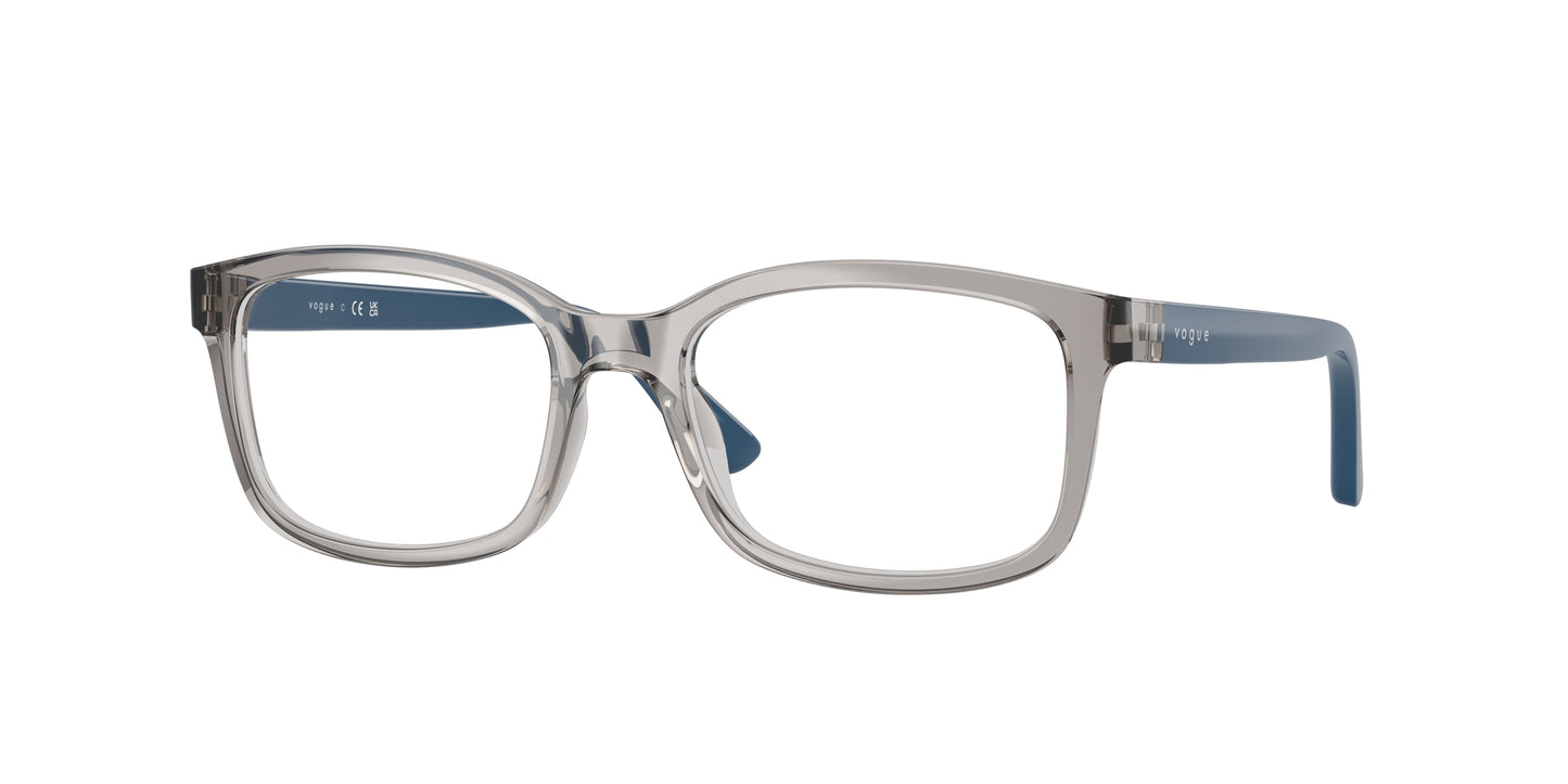 VOGUE JUNIOR OPHTHAL VY2030 Pillow Eyeglasses 3184-Transparent Grey 50-130-17 - Color Map Grey