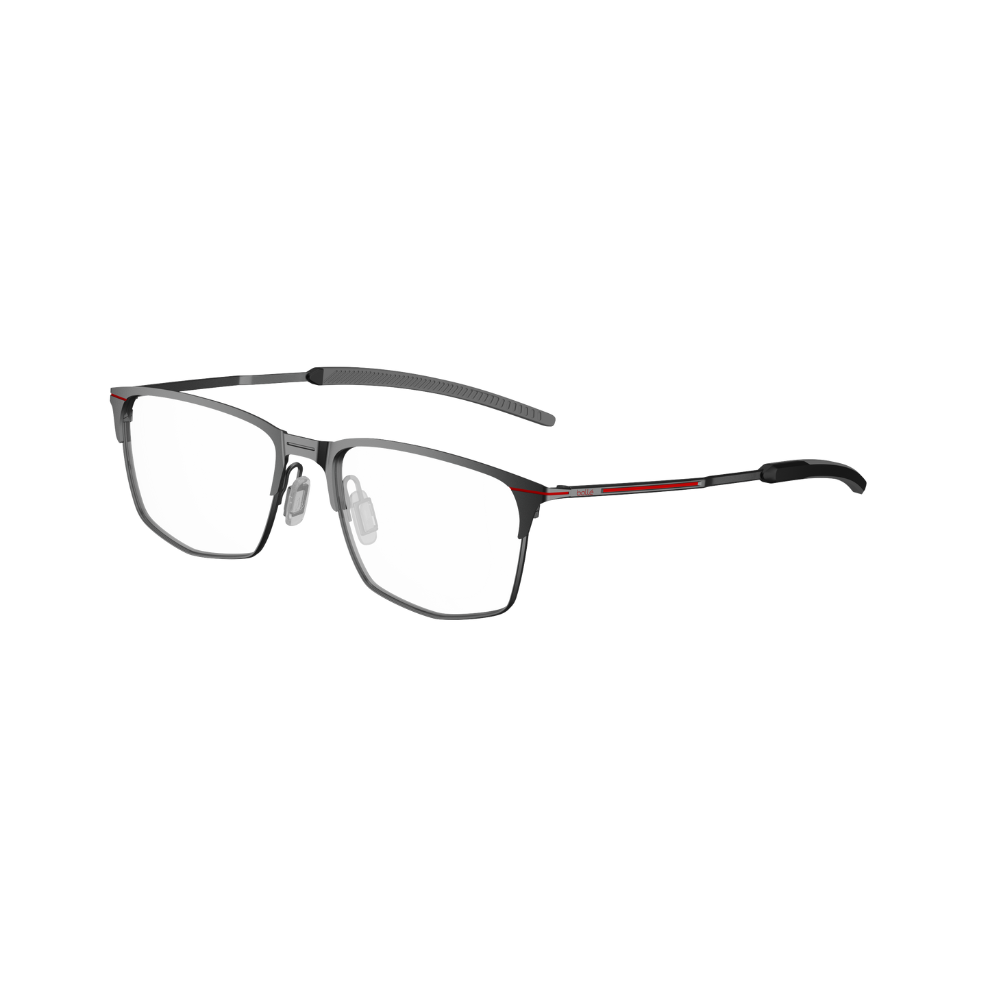 Bolle Covel 01 Eyeglasses Black Red Matte Medium