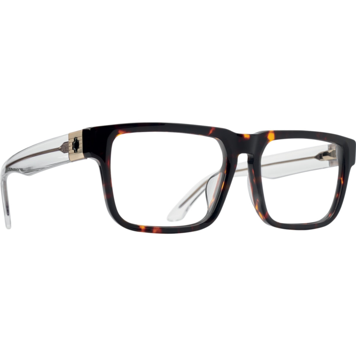 Spy HELM OPTICAL 56 Eyeglasses Dark Tort Crystal Medium