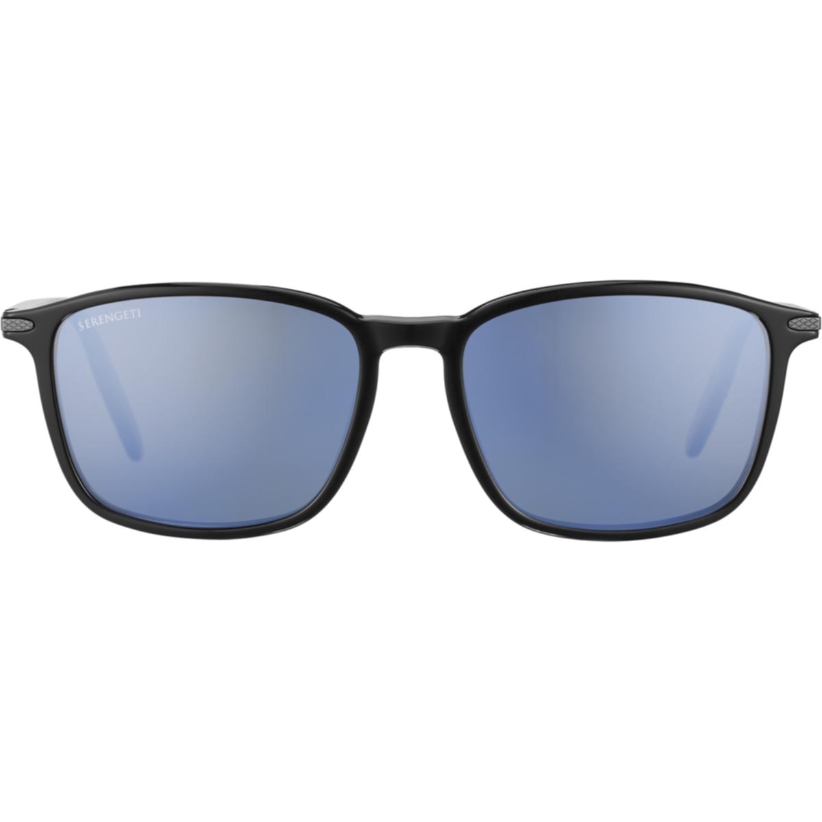 Serengeti Lenwood Sunglasses Shiny Black Medium, Large, Extra Large