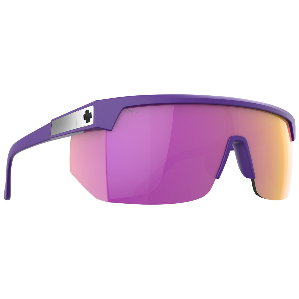 Spy Super Flynn Sunglasses Ansi Matte Purple Medium-Large