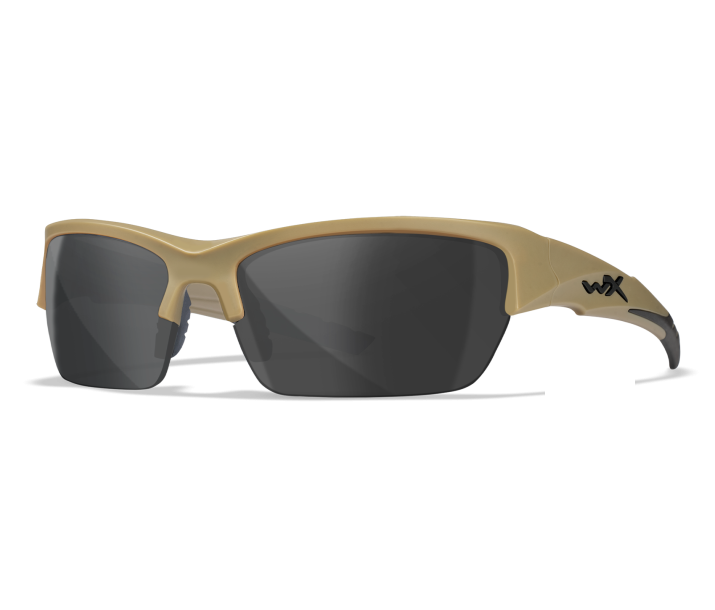 Wiley X WX VALOR Semi Rimless Sunglasses Matte Tan 70-19-120