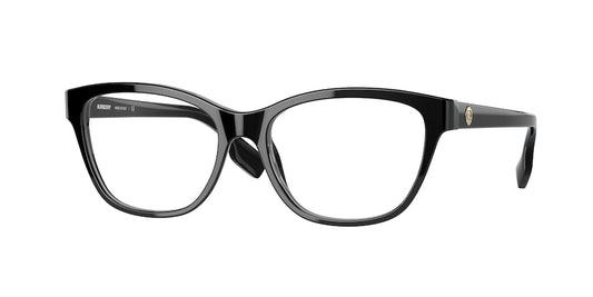 Burberry AUDEN BE2346 Cat Eye Eyeglasses  3001-BLACK 53-16-140 - Color Map black