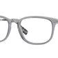 Burberry CEDRIC BE2369F Rectangle Eyeglasses  4021-GREY 56-20-150 - Color Map grey