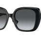 Burberry HELENA BE4371 Square Sunglasses  3001T3-BLACK 52-20-140 - Color Map black