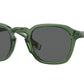 Burberry PERCY BE4378U Irregular Sunglasses  394687-GREEN 49-24-150 - Color Map green