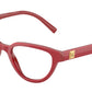 DOLCE & GABBANA DG3358 Butterfly Eyeglasses  3377-METALLIC RED 53-19-145 - Color Map red