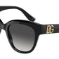 DOLCE & GABBANA DG4407 Butterfly Sunglasses  501/8G-BLACK 53-19-140 - Color Map black