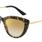 DOLCE & GABBANA DG4408 Butterfly Sunglasses  911/6E-CUBE BLACK/GOLD 54-19-145 - Color Map havana