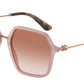 DOLCE & GABBANA DG4422F Square Sunglasses  338413-OPAL ROSE 56-20-145 - Color Map pink