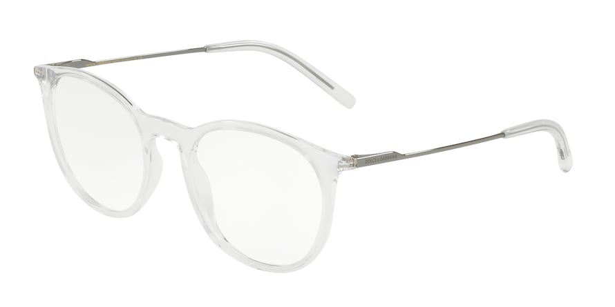 DOLCE & GABBANA DG5031 Phantos Eyeglasses 3133-CRYSTAL 51-19-140 - Color Map clear