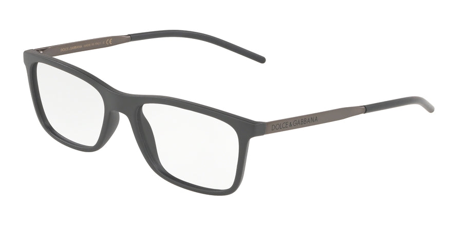DOLCE & GABBANA DG5044 Rectangle Eyeglasses 3032-MATTE GREY 55-17-145 - Color Map grey