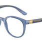 DOLCE & GABBANA DG5083 Phantos Eyeglasses  3398-TRANSPARENT BLUE 51-20-145 - Color Map blue
