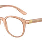 DOLCE & GABBANA DG5083 Phantos Eyeglasses  3399-TRANSPARENT BEIGE 51-20-145 - Color Map light brown