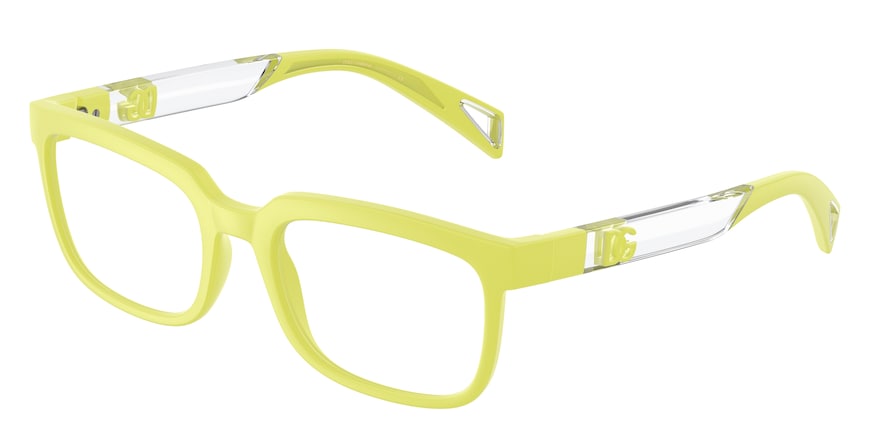 DOLCE & GABBANA DG5085 Square Eyeglasses  3337-YELLOW RUBBER 55-20-145 - Color Map yellow