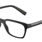 DOLCE & GABBANA DG5088 Rectangle Eyeglasses  2525-MATTE BLACK 55-19-145 - Color Map black