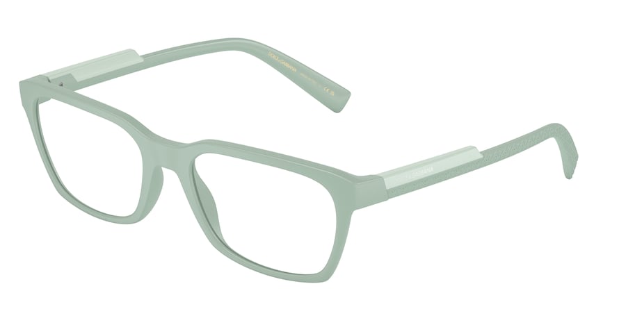 DOLCE & GABBANA DG5088 Rectangle Eyeglasses  3395-MATTE TORQUISE 55-19-145 - Color Map light blue