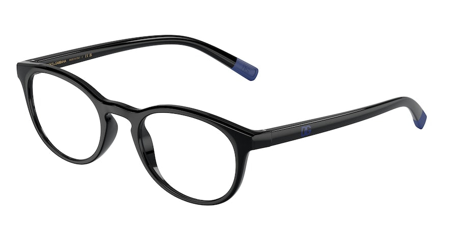 DOLCE & GABBANA DG5090 Phantos Eyeglasses  501-BLACK 50-21-145 - Color Map black