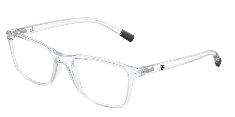 DOLCE & GABBANA DG5091 Rectangle Eyeglasses  3133-CRYSTAL 57-18-145 - Color Map clear