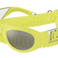 DOLCE & GABBANA DG6174 Pillow Sunglasses  33376G-YELLOW RUBBER 54-23-145 - Color Map yellow