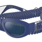 DOLCE & GABBANA DG6174 Pillow Sunglasses  333925-BLUE RUBBER 54-23-145 - Color Map blue