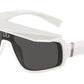 DOLCE & GABBANA DG6177 Rectangle Sunglasses  331287-WHITE 46-146-145 - Color Map white